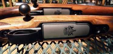 The one-piece bottom plate contributes to the gun’s strength.