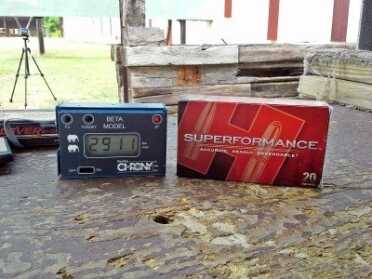 Hornady gives the muzzle velocity as 3,000 fps out of a test barrel. The Mauser’s shorter barrel length only gave up 89 fps.