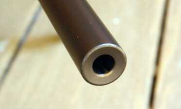 The crown is recessed to protect it from damage.