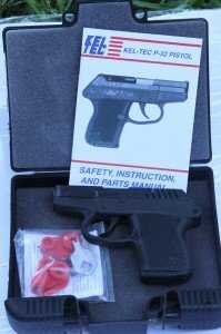 The P-32 comes with a lockable case and storage trigger lock. Ours came with one magazine. 