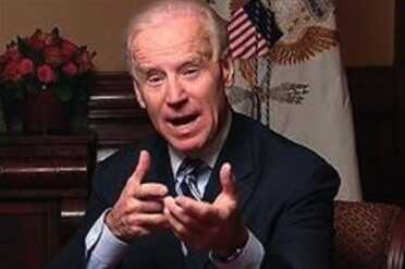 Joe Biden giving someone lessons on self-defense is like OJ Simpson giving out marital advice.  (NBC: News)