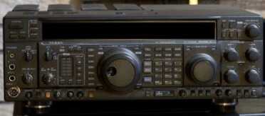 This is a Yaesu 1000 currently available on Ebay. Most people think you have to buy a multi-thousand dollar radio like this to be a real Amatuer Radio hobbiest, but you do not. 