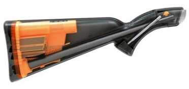 The internal cavity of the stock holds everything together. 