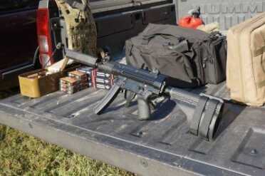 Even with the silencer in place, this pistol is easy to conceal. A decent duffle bag will do the trick. 