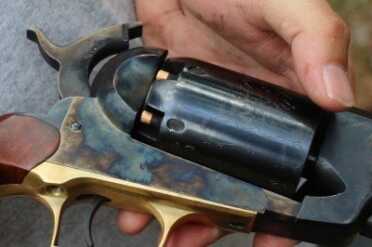 The caps are by far the most difficult part of loading. They are small, tiny when compared to the rest of the gun.