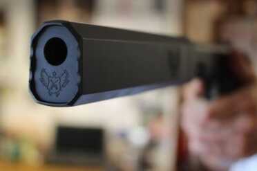 The business end of the .50 can.