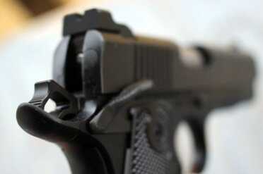 The safety is ambidextrous, another sign that this isn't a safe-queen.