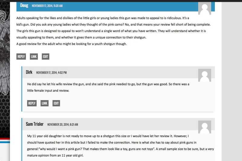 Reader Poll: Pink Guns? The debate as it is playing out...