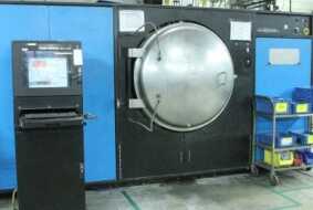 Then the parts get baked in a giant kiln, and that burns away the polymer, leaving like 98% metal. 