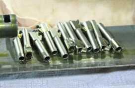 Finished barrels after rifling. 