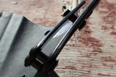 The belt loops are built of Kydex, too.