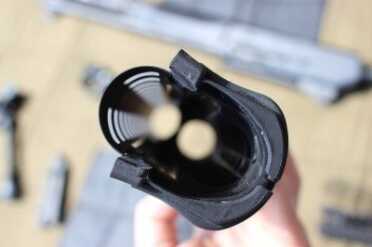 Benelli M4 Raven Stock from ATI Iniside the forend.