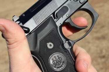 In Defense of the Beretta M9 With practice, you get to where your thumb hits the safety as you grip the pistol.