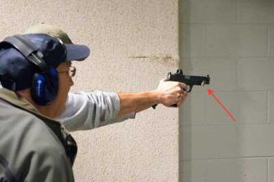 Smith & Wesson M&P Performance Center Ported shooting-3