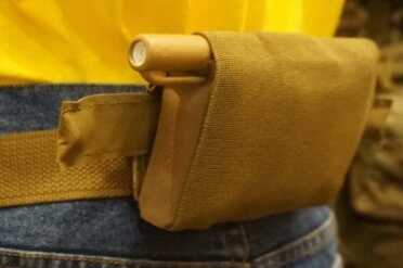 This Blue Force Gear with a Cleer Medical Blow Out Kit.