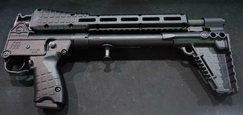 Folded, this gun stows easily in a backpack or under the seat of your truck. 