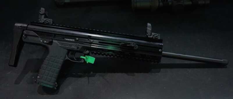 The CMR 30 with its stock collapsed makes for a great pack gun.