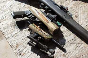 The two Takedowns, side-by-side. The Charger really gets small. 