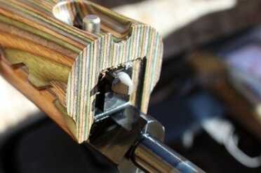 The Takedown's barrel end.