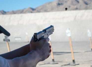 SIG's New 220 in 10mm. Bigger is Better--SHOT Show 2015 While the P220 10mm shoots softly, it's still a 10mm!