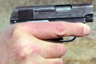 My finger is almost as long as the slide. 