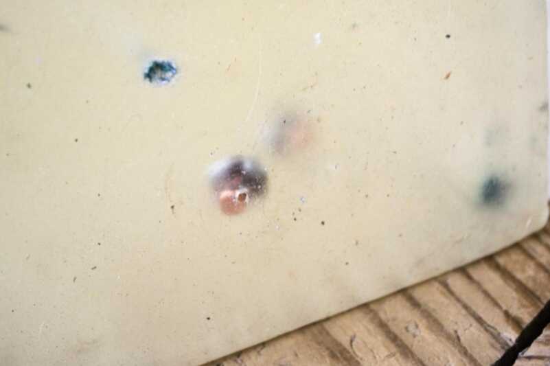 These bullets barely entered the second block, so penetration was a consistent 17 inches in 10% ballistic gelatin. 