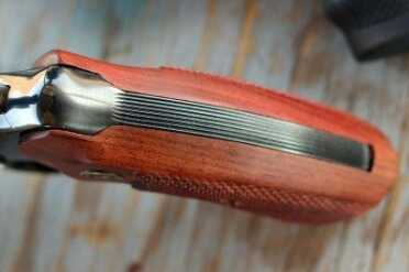 The Best Revolver Ever Made? Colt's Python--Review The back of the one-piece grips.