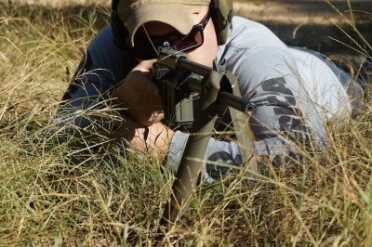 Going prone is easier with the 10 round mag than a 30 round mag.