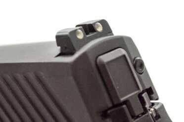 The P320 includes SIGLITE steel tritium sights.