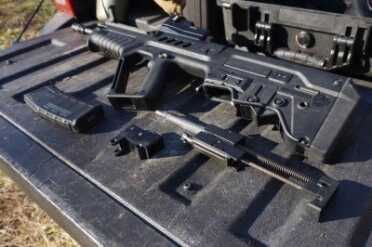 Israel Defense Forces IWI Tavor Review The gun is easy enough to field strip.