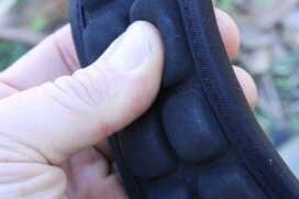 The strap that comes with Meostars is filled with gel pods and pretty comfortable, though I would get a harness for the big 56mm pair. 