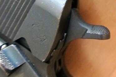 Prancing pony on the review gun.