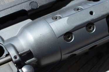 The transition from the upper to the receiver is well crafted and more streamlined than most.