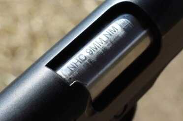 Yes, the T4 is a 9mm. To be honest, I didn't even know which model it was I'd been handed, and just made the assumption it was a .45.