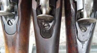 One nice thing about Mosins is that the outside metal matches, no matter when or where they were made. 