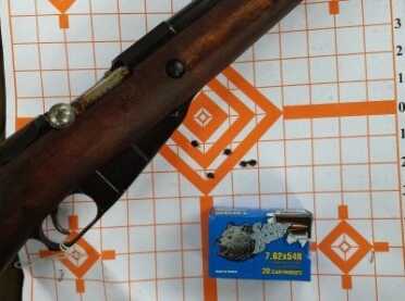 That is a huge improvement over my original 50 yard groups with the original stock and trigger.