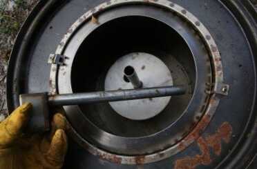 The burner comes assembled except for this one part that you just drop in. 