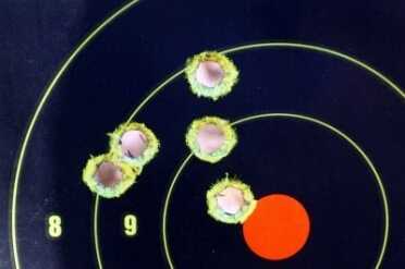 Even shooting quickly, the FNX puts rounds on target reliably. 