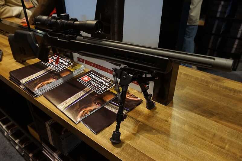 The new  10-22 stock should be very familiar to Magpul fans, but it is scaled for the smaller rimfire. 