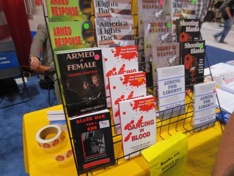 Photo Essay: The NRA Annual Meetings & Exhibits in 20 Pictures We're always on the lookout for some compelling books on the Second Amendment and gun rights. We ran across these at the Second Amendment Foundation's booth.