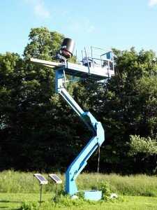 why Sporting Clays is one of America’s fastest growing sports. : This trap is mounted on a lift to simulate a bird coming out of a tree. It’s launched behind the shooter and flies directly over your head for a straight-away shot.