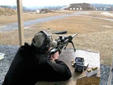 My good friend stacking rounds up at 300 yards.