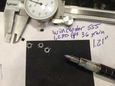 Review: Beretta 92 .22LR Practice Kit Conversion Even inexpensive bulk ammo shot well, like this Winchester 555 pack.