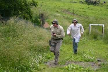 Physical stress increases the heart rate and forces us to breath heavier to supply more oxygen.  Combat or Tactical breathing can help reduce the heart rate and steady breathing.