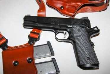 This Galco Miami Classic II makes a great shoulder carry rig.