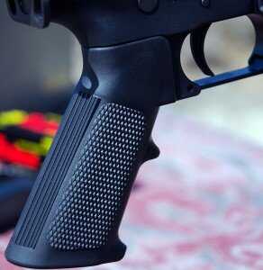 The author wasn't sure he'd like the Mil-spec A2 pistol grip, but turns out he has no complaints.