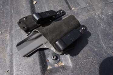 G-Code's New INCOG Holster--Review The suede takes the edge off the Kydex and keeps it from shifting around.