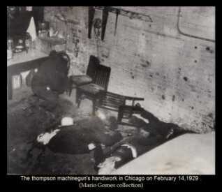 The aftermath--the media coverage was more graphic even than much of the coverage we see of gang violence today.