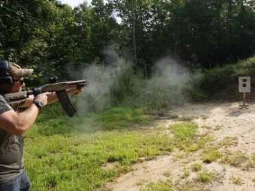 Micro Black Aces Shotgun! Is it Legal? Even though it fires 12 gauge shotshells, it isn't a shotgun. Don't let the nomenclature confuse you.