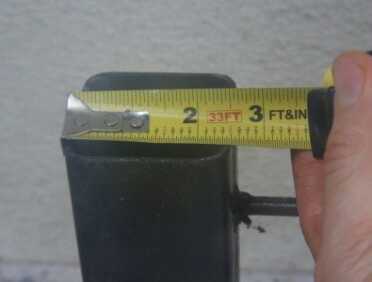 The maker of these stoves seems to be going with 3" stock now, but my stove is a 2 1/2" so that is what I tested. 